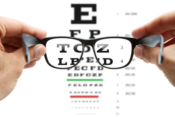 Example of vision with Astigmatism